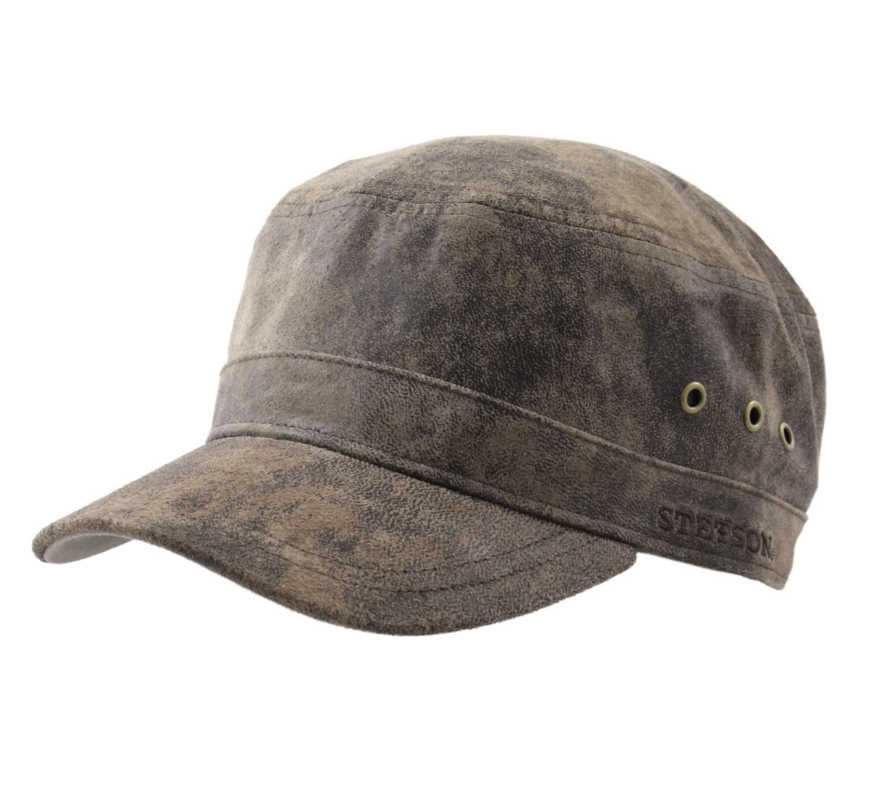 Casquette militaire cuir Raymore Pig Skin Casquette militaire cuir Raymore Pig Skin